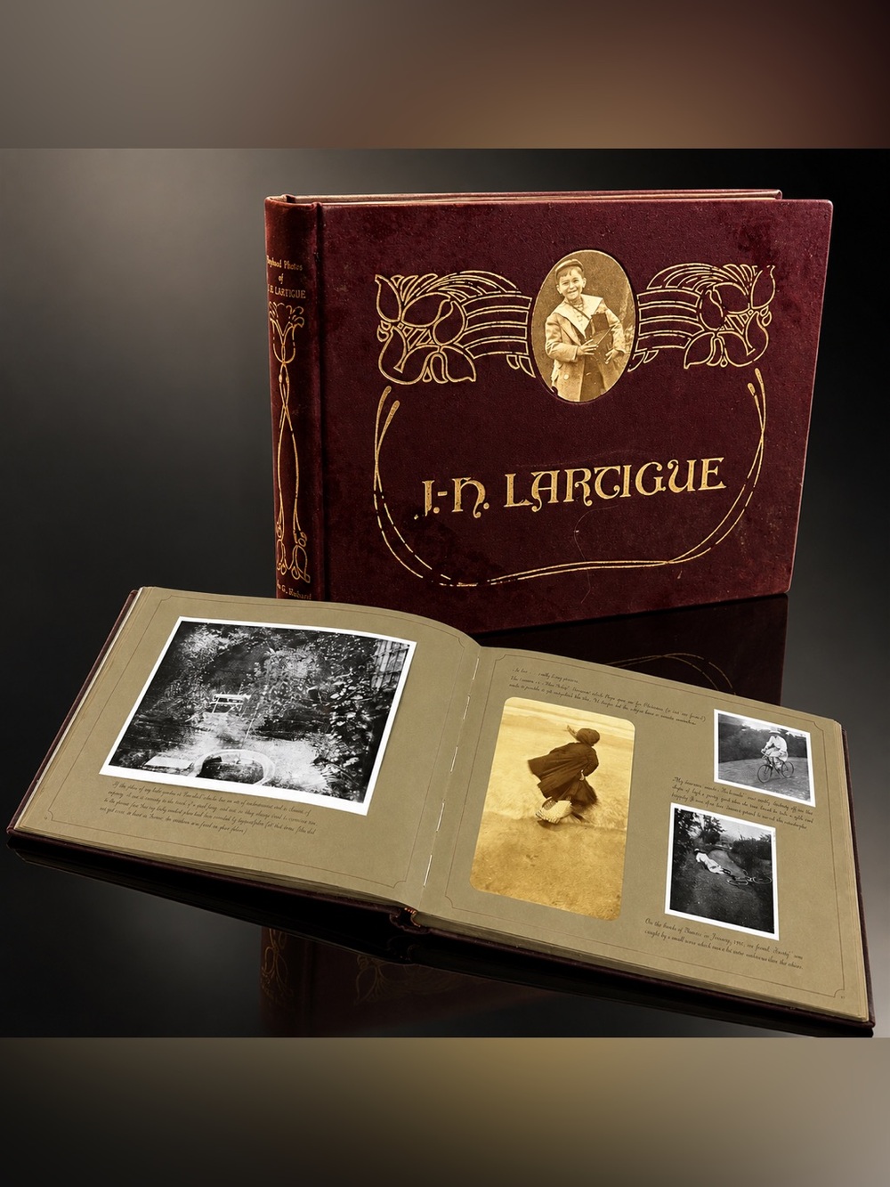 1966 Boyhood Photos of J.H. Lartigue Family Album 1st Edition Hardcover Book
